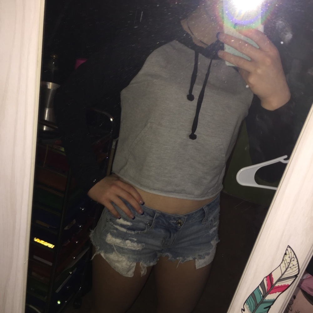 Crop Cut Hoodie!